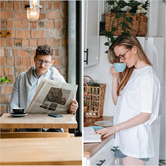 Blue Light Blocking Glasses for Women/Men Clear Frame Square Eyeglasses Computer Gaming Screen Glasses